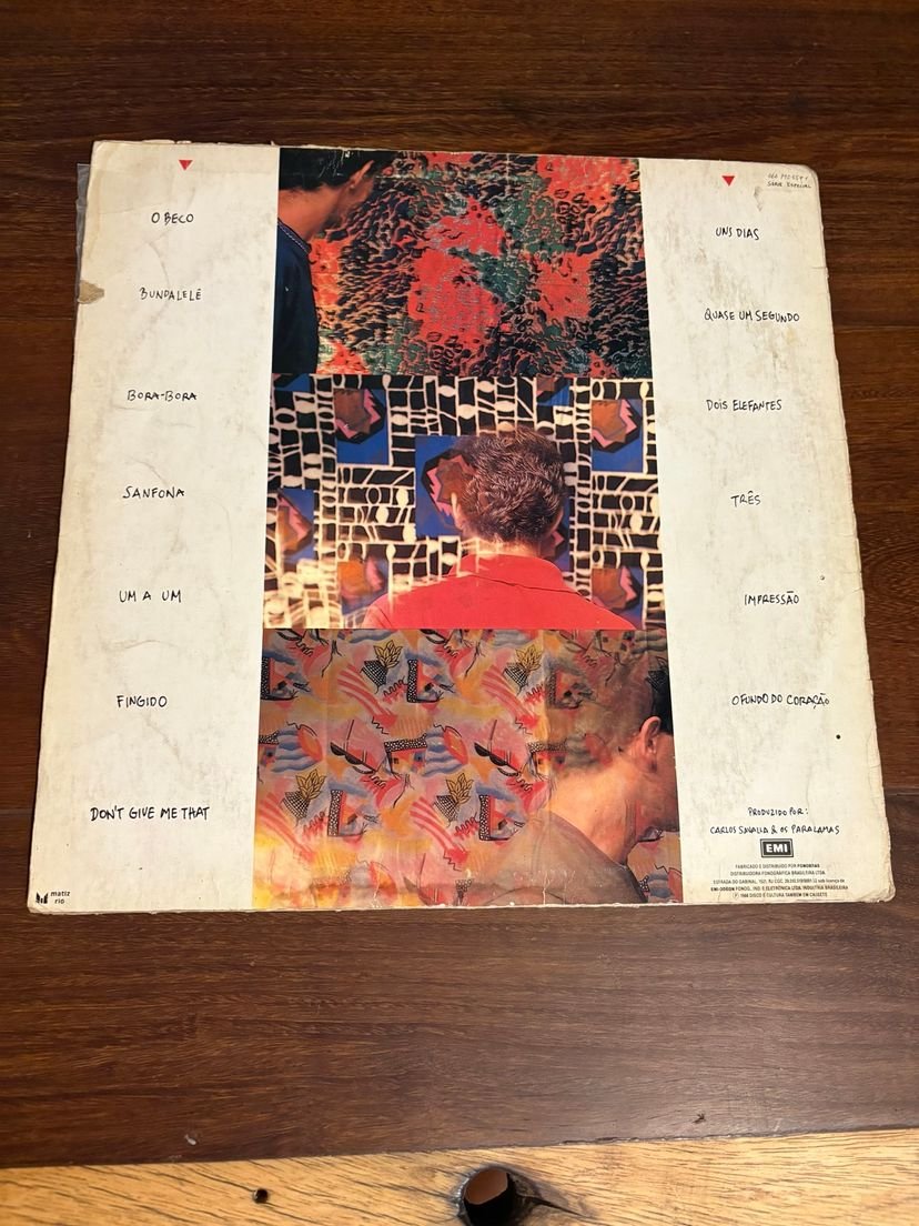 Lp Os Paralamas do Sucesso - Bora Bora (1988) - Imagem 3