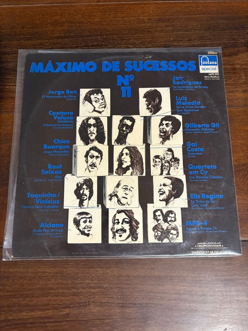 Lp Máximo de Sucessos n° 11 (1974)