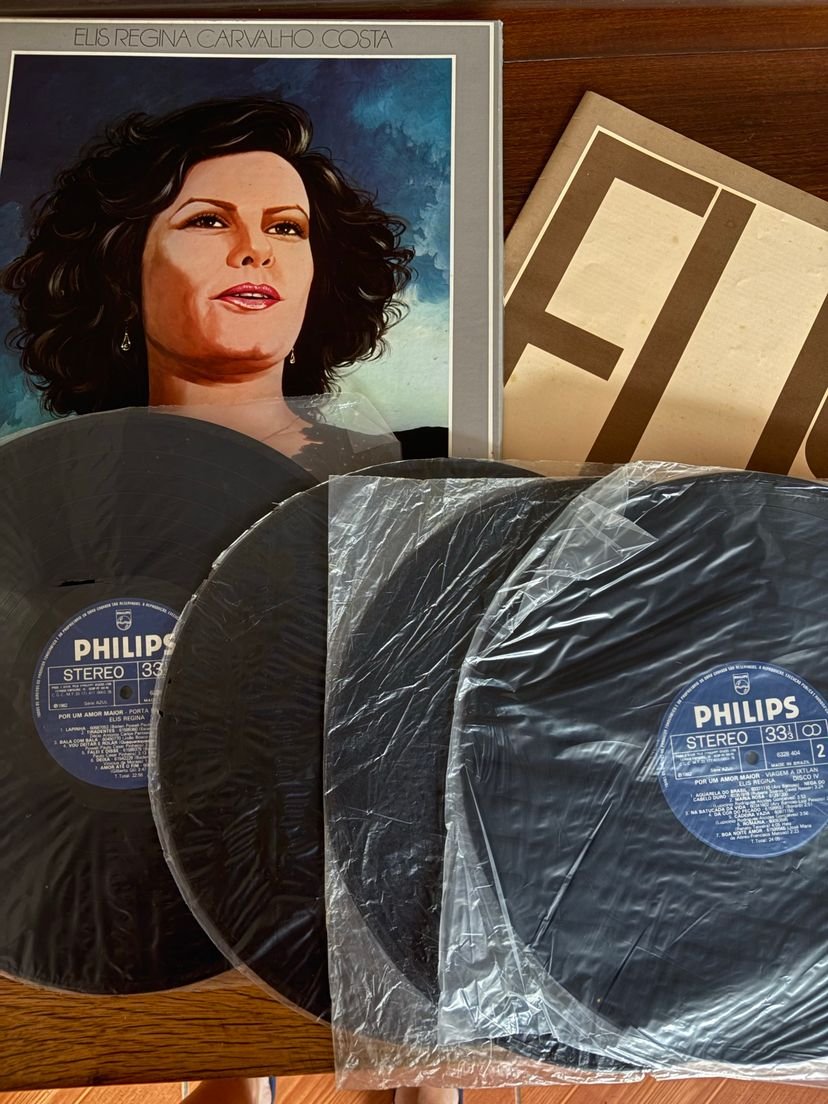 Box Elis Regina - Por um Amor Maior (1982) - 4 Lps - Imagem 3