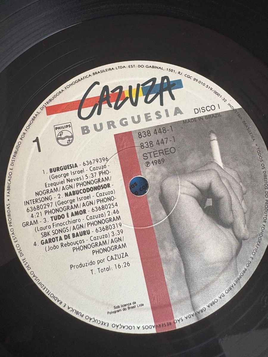 Lp Duplo Cazuza - Burguesia (1989) - Imagem 5