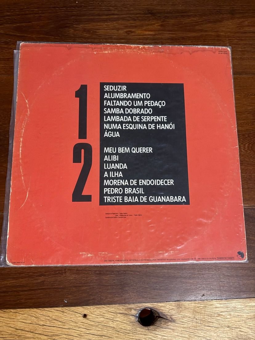 Lp Djavan - 14 Grandes Sucessos (1987) - Imagem 2