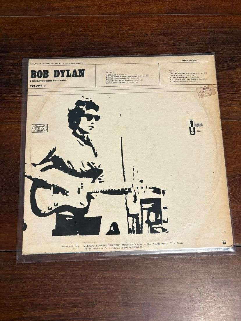 Lp Bob Dylan - A Rare Batch Of Little White Wonder Volume 3 (1982) - Imagem 2
