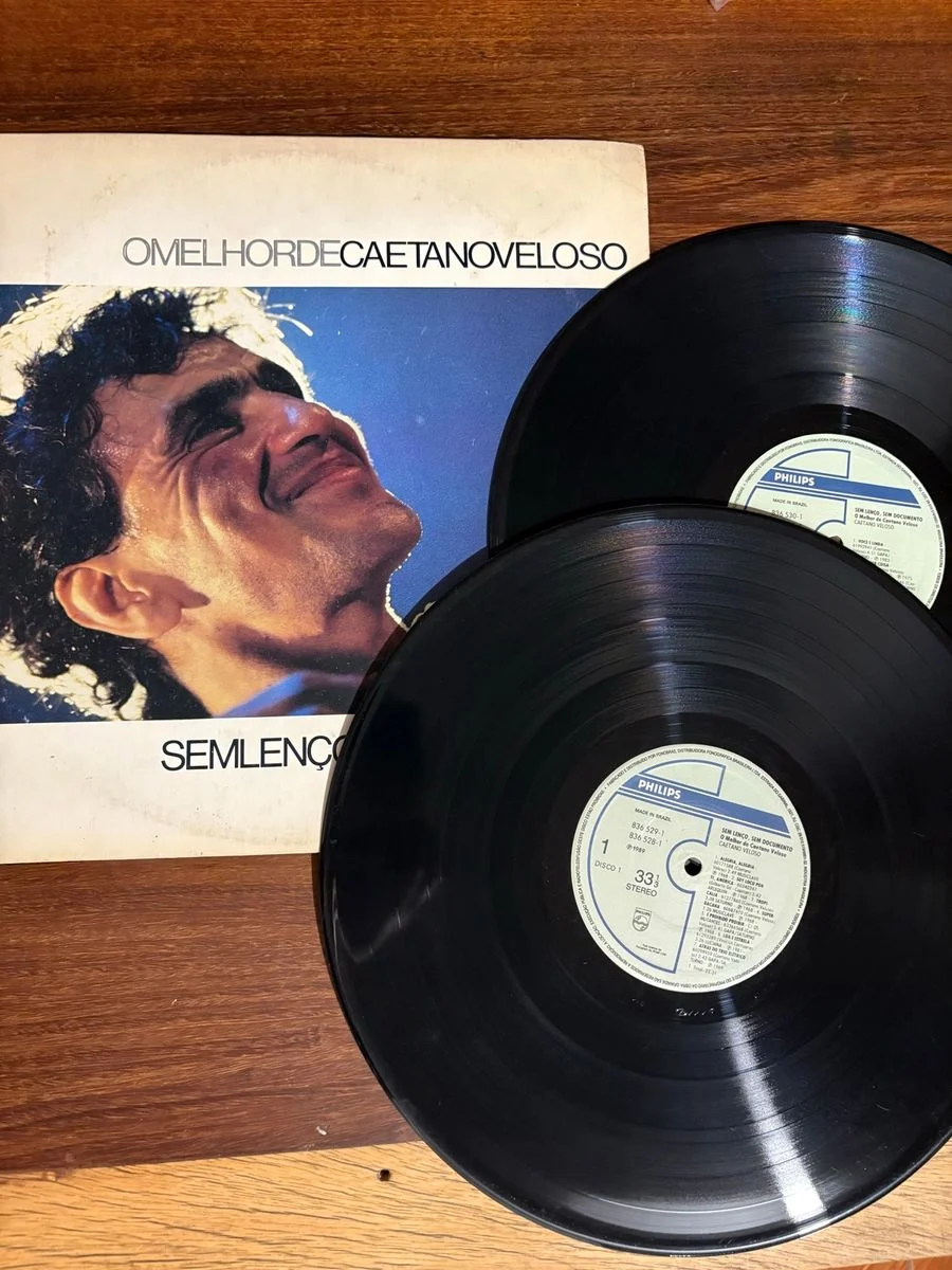 Lp Duplo Caetano Veloso - O Melhor de Caetano Veloso - Sem Lenço Sem Documento (1984) - Imagem 4