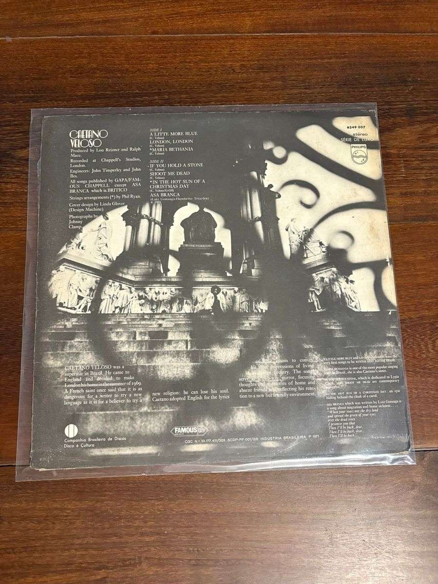 Lp Caetano Veloso - Caetano Veloso (1971) - Imagem 3