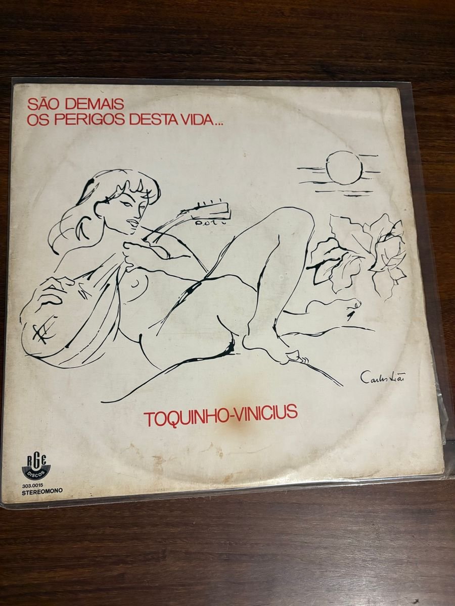 Lp Vinicius de Moraes e Toquinho - São Demais os Perigos desta Vida (1972)