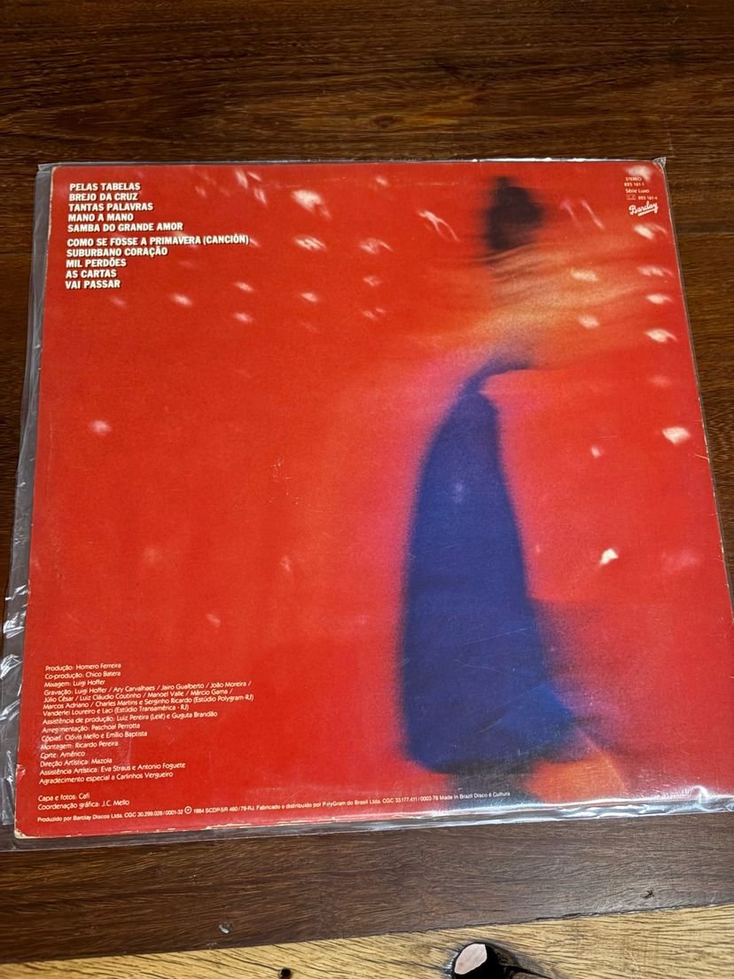 Lp Chico Buarque - Chico Buarque (1984) - Imagem 2