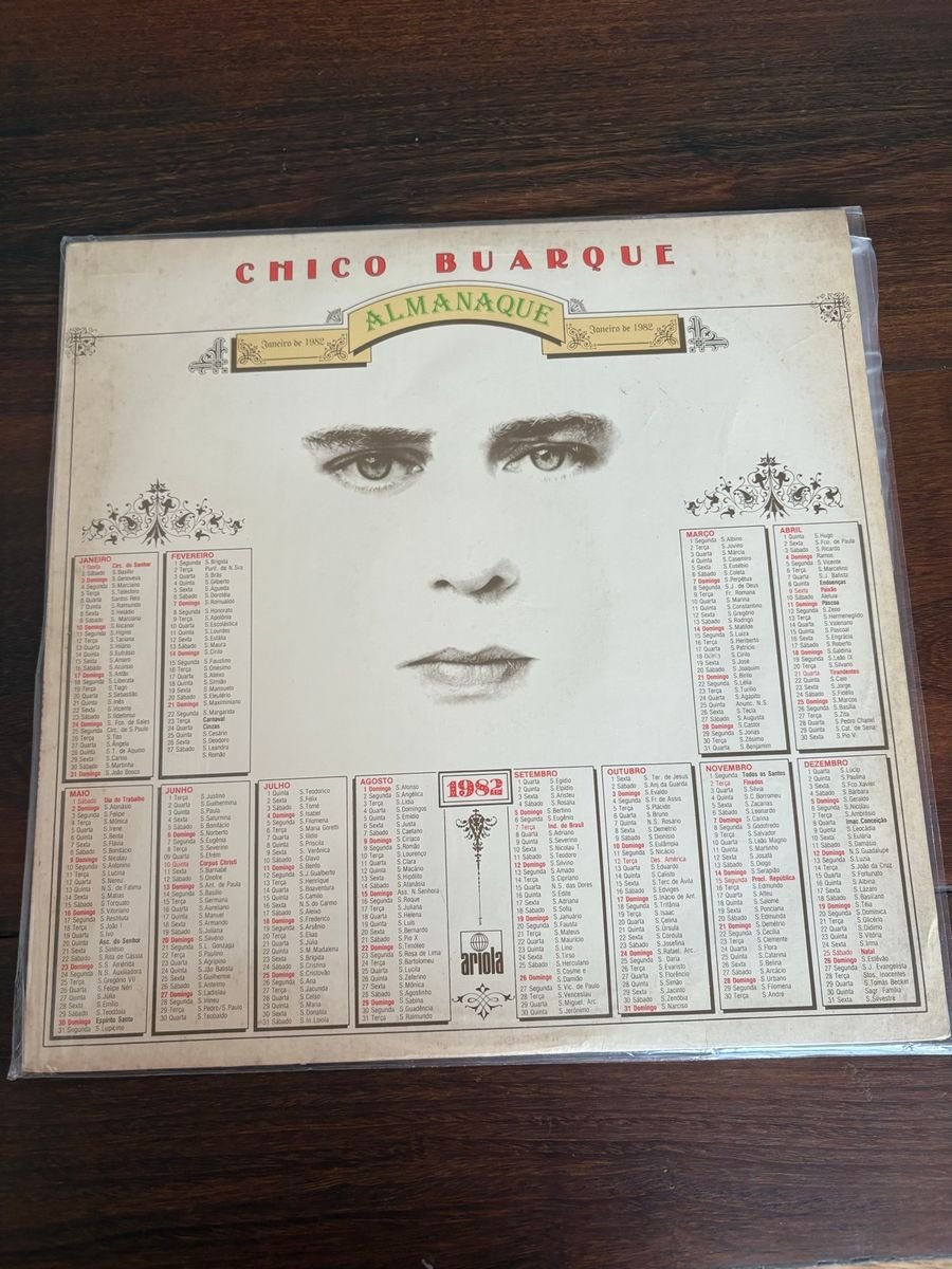 Lp Chico Buarque - Almanaque (1981)