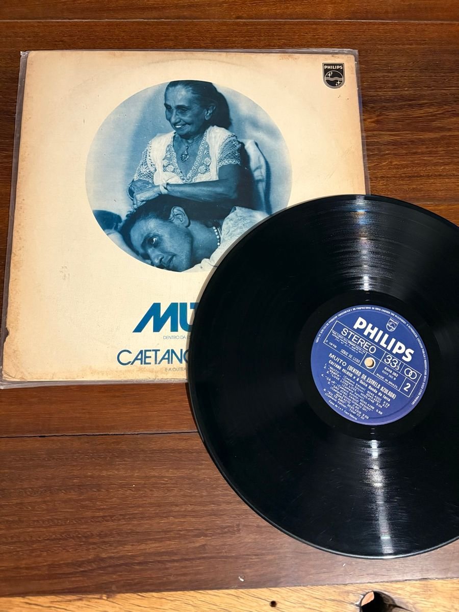 Lp Caetano Veloso - Muito (Dentro da Estrela Azulada) (1978) - Imagem 3