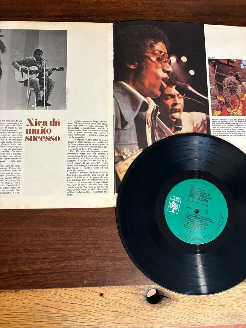 Lp Jorge Ben - Nova História da Música Popular Brasileira (1977) - Imagem 4