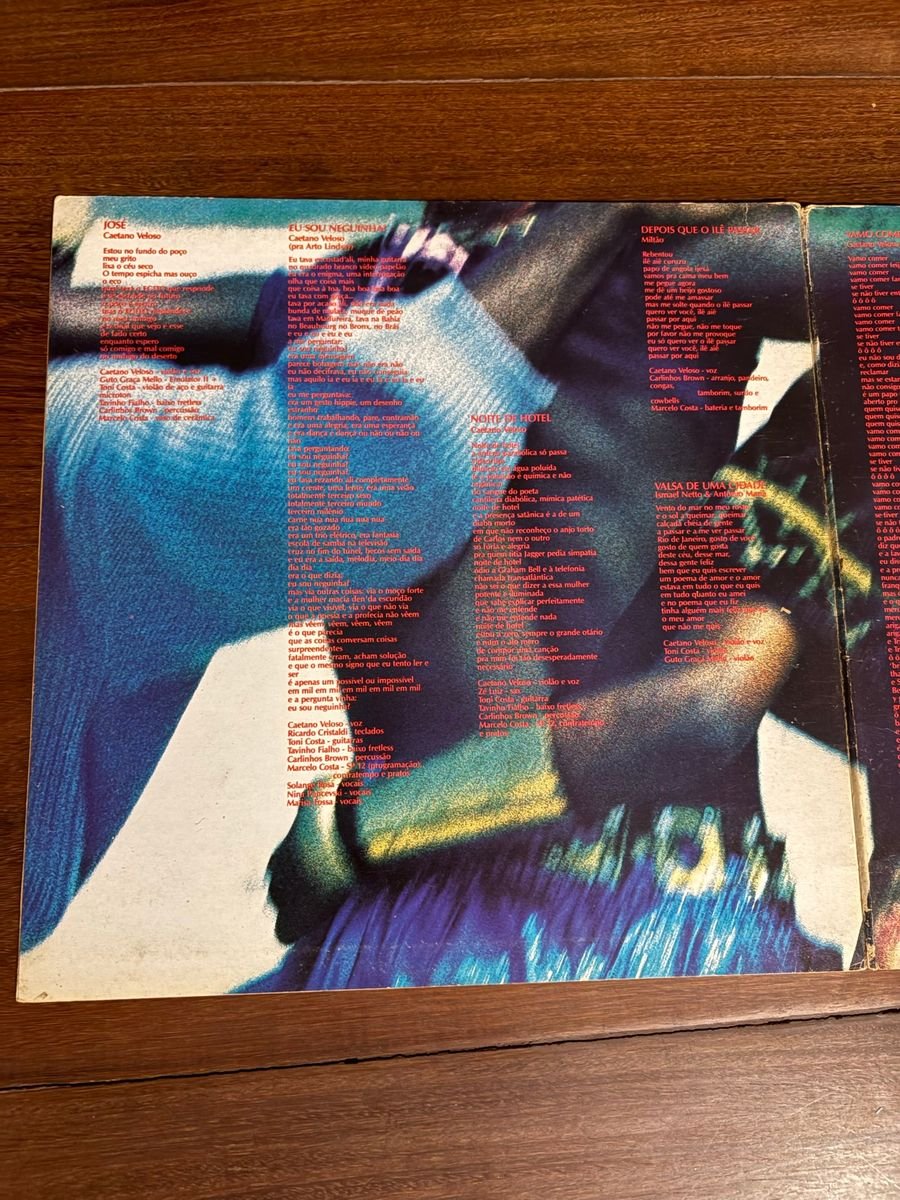 Lp Caetano Veloso - Caetano (1987) - Imagem 4