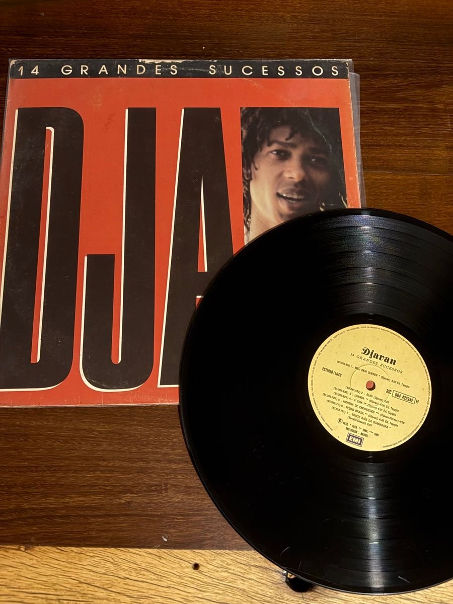Lp Djavan - 14 Grandes Sucessos (1987) - Imagem 3