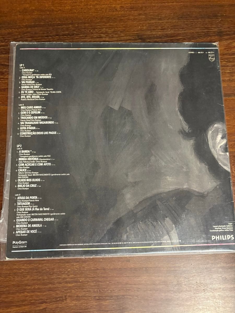 Lp Duplo Chico Buarque - O Melhor de Chico Buarque - Minha História (1988) - Imagem 3