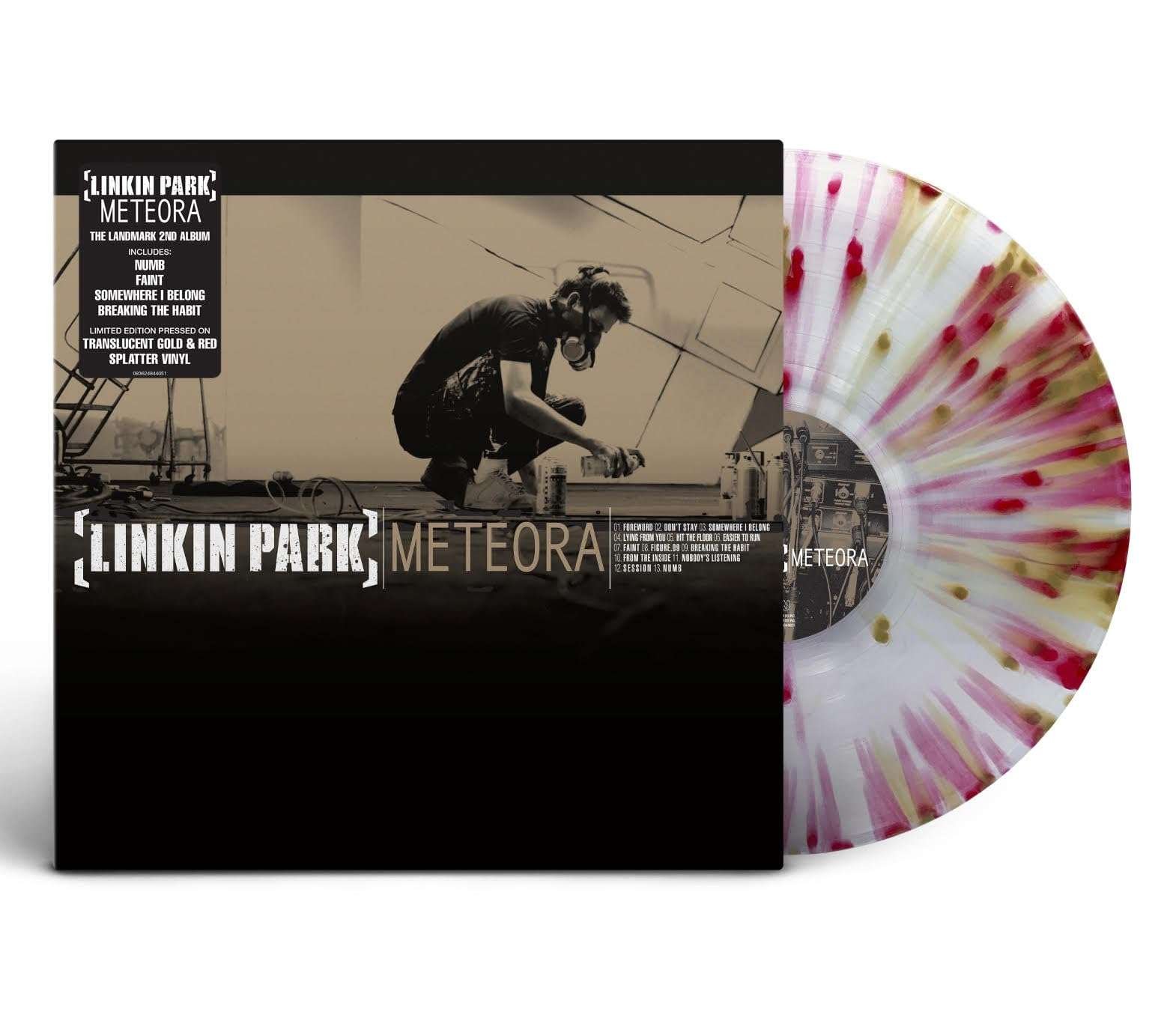 Lp Linkin Park - Meteora (2003) Lacrado Lp Splatter Amarelo e Vermelho - Imagem 4