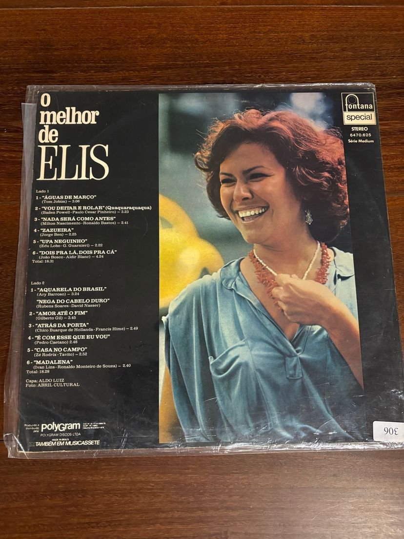 Lp Elis Regina - O melhor de Elis (1979) - Imagem 2