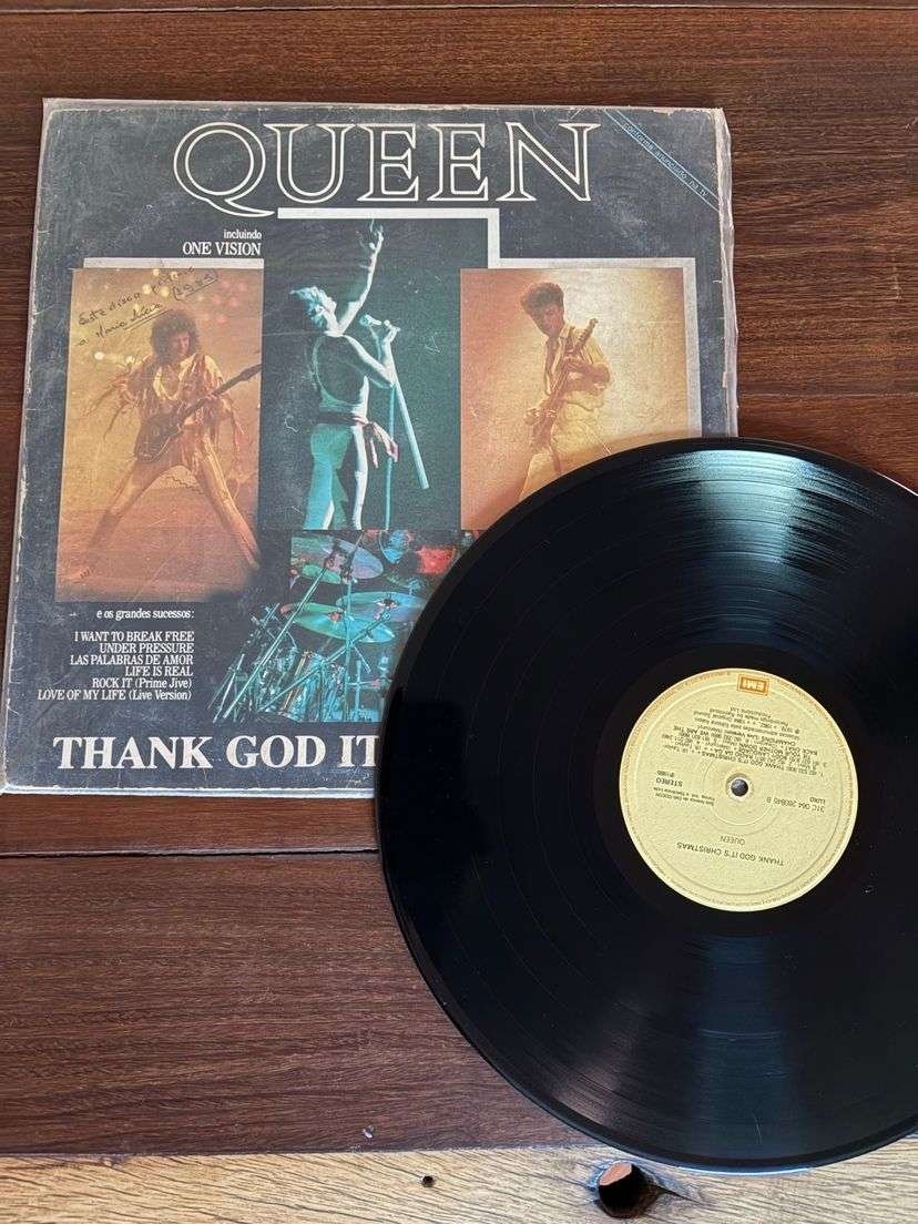 Lp Queen - Thank God It's Christmas (1985) - Imagem 2