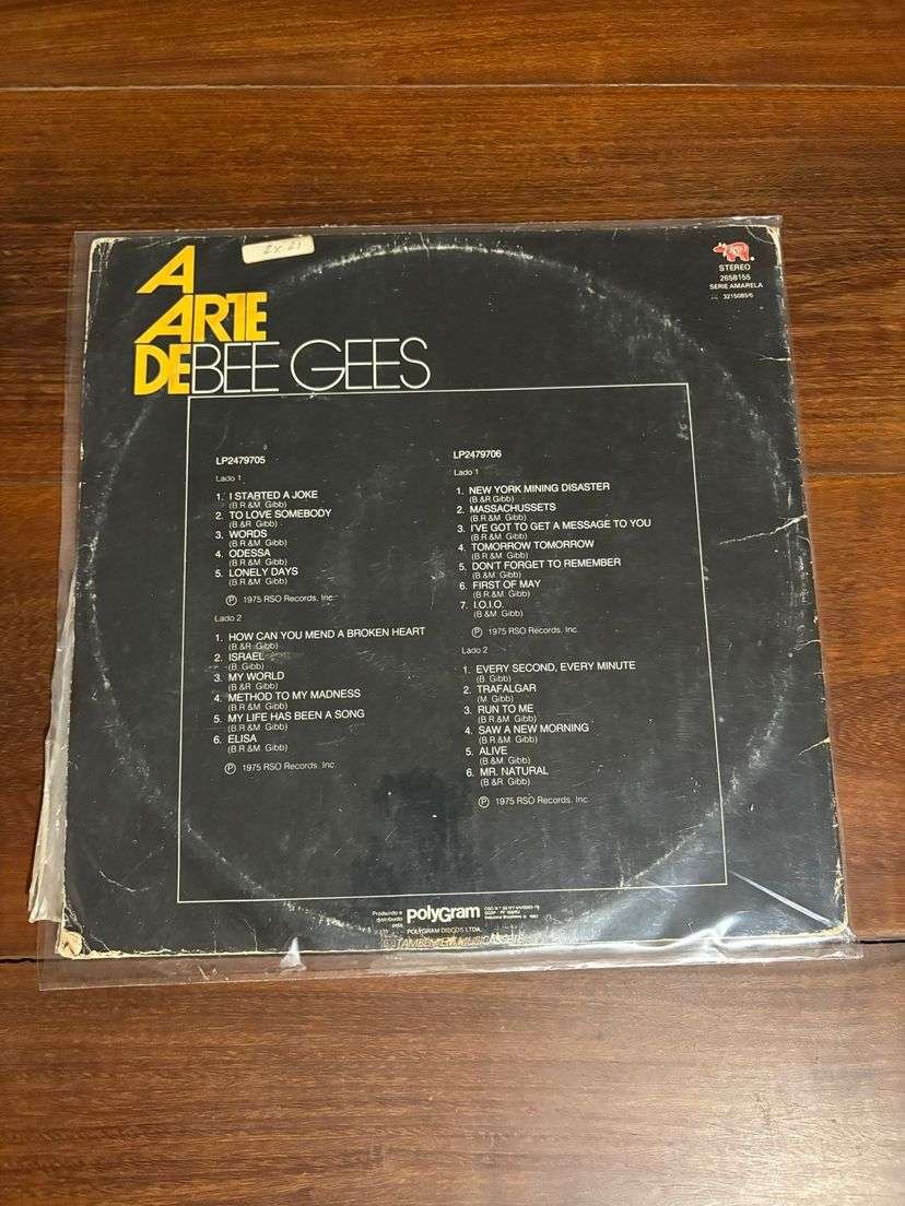 Lp Bee Gees - A Arte de Bee Gees (1988) - Imagem 3