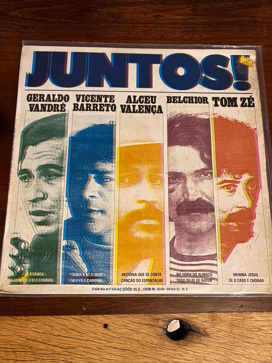Lp Alceu Valença, Belchior, Vandré, Barreto e Tom Zé - Juntos (1988)