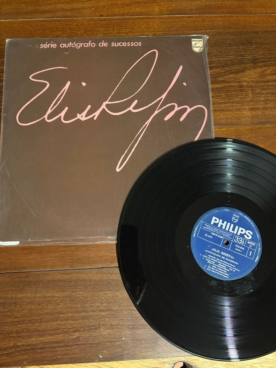 Lp Elis Regina - Série Autógrafos de Sucessos (1982) - Imagem 3
