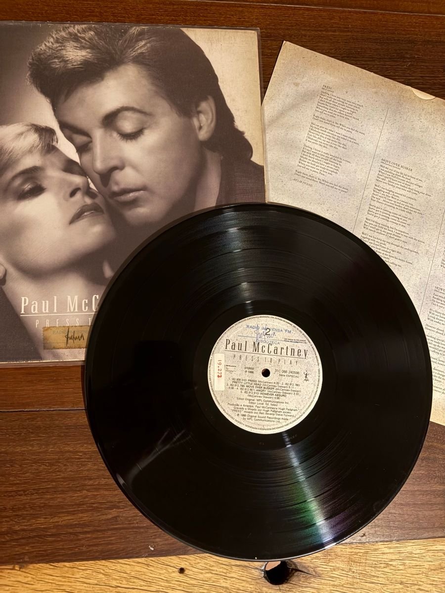 Lp Paul Mccartney - Press to Play (1986) - Imagem 4