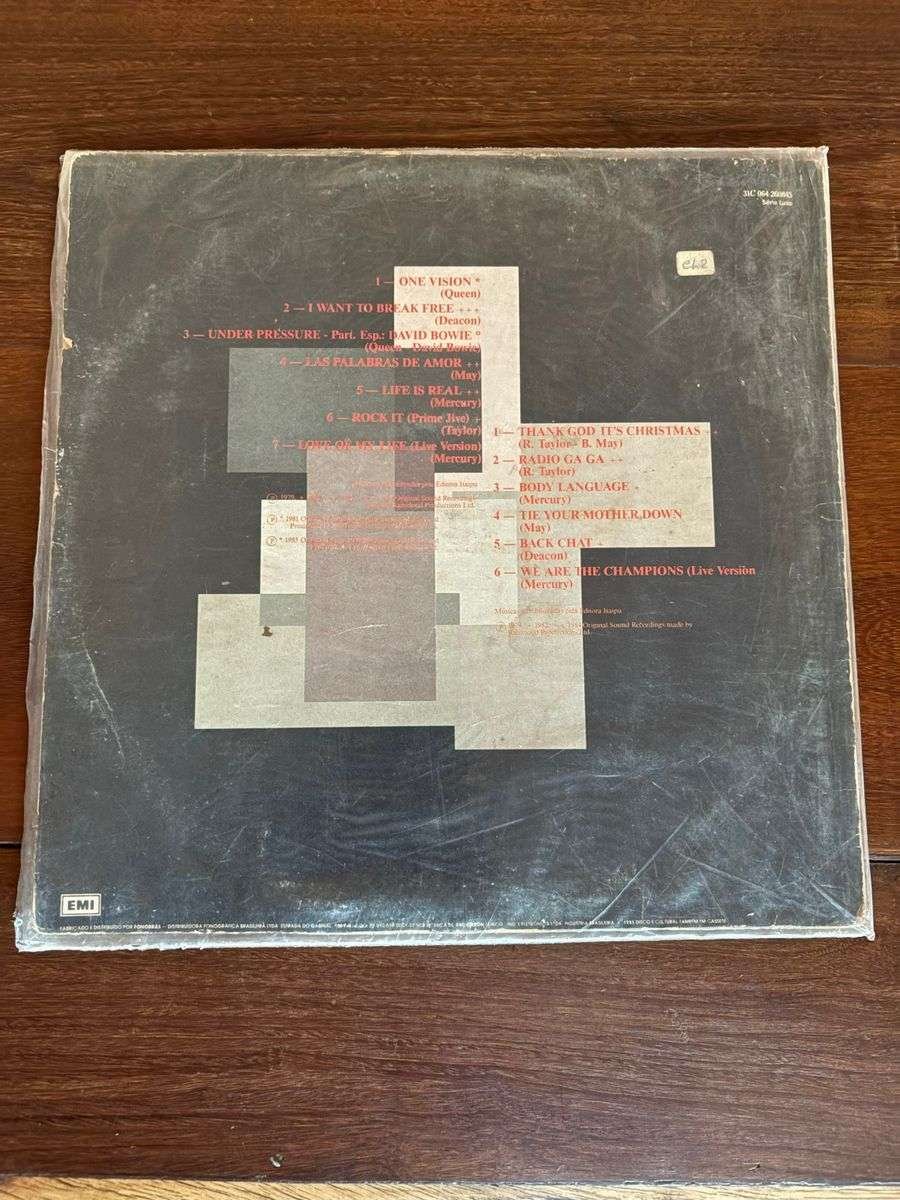 Lp Queen - Thank God It's Christmas (1985) - Imagem 3