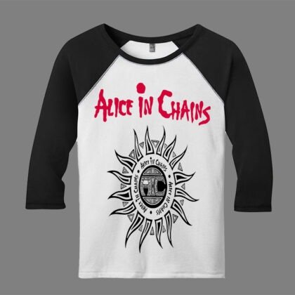Raglan Manga 3/4 Alice In Chains