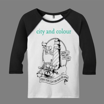 Raglan Manga 3/4 City And Colour