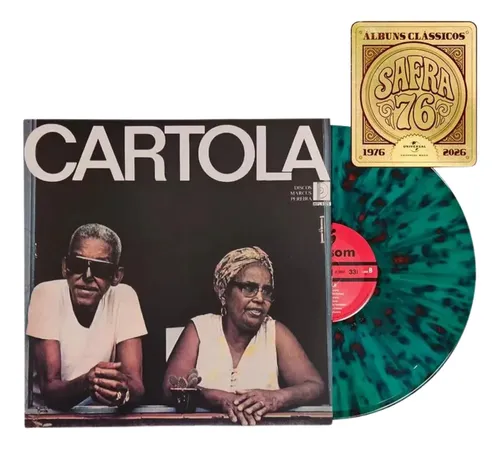 Lp Cartola - Cartola (1976) Lacrado Splatter Verde e Rosa - Imagem 4
