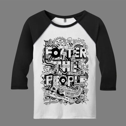 Raglan Manga 3/4 Foster The People