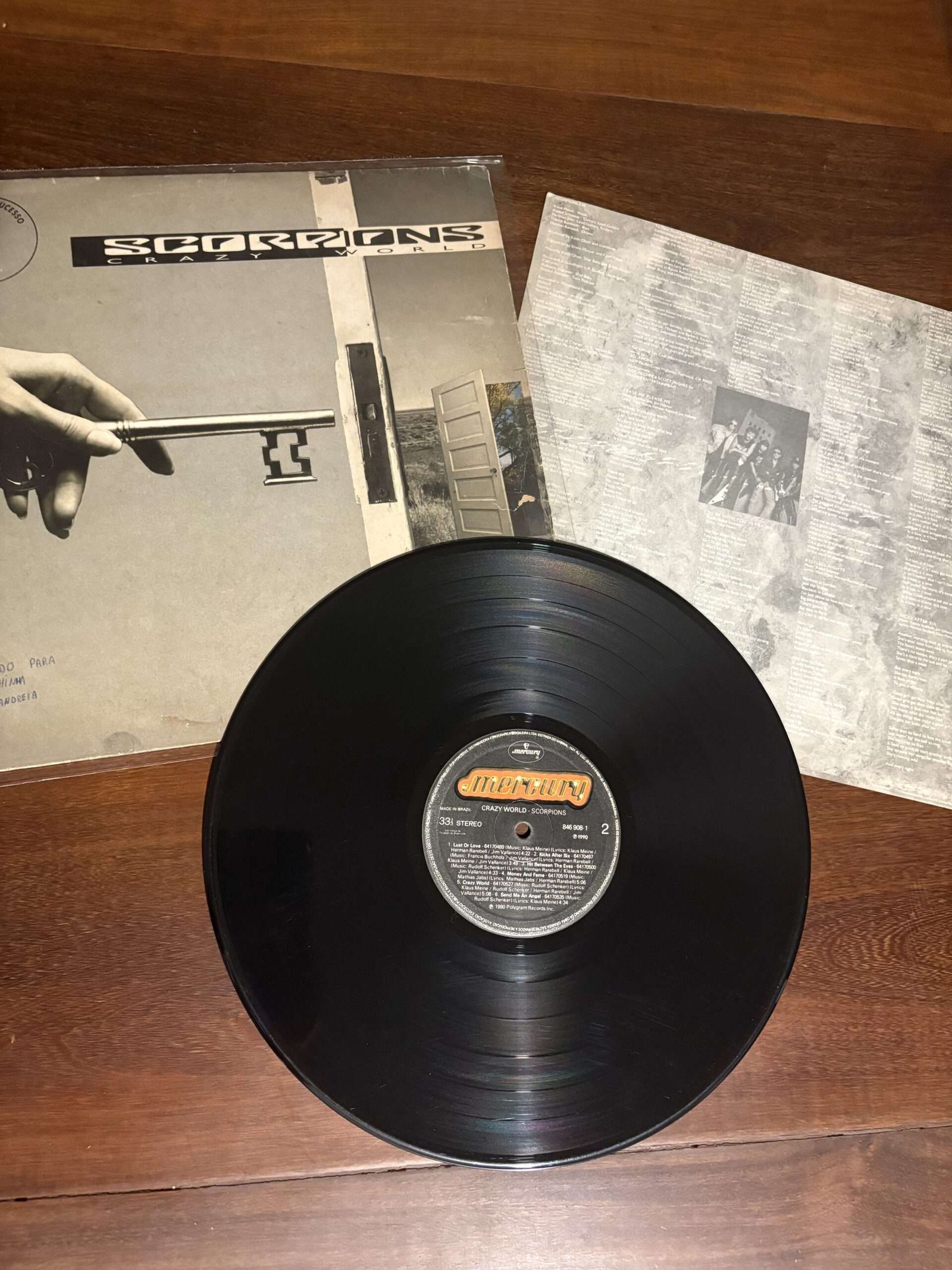 Lp Scorpions - Crazy World (1990) - Imagem 3