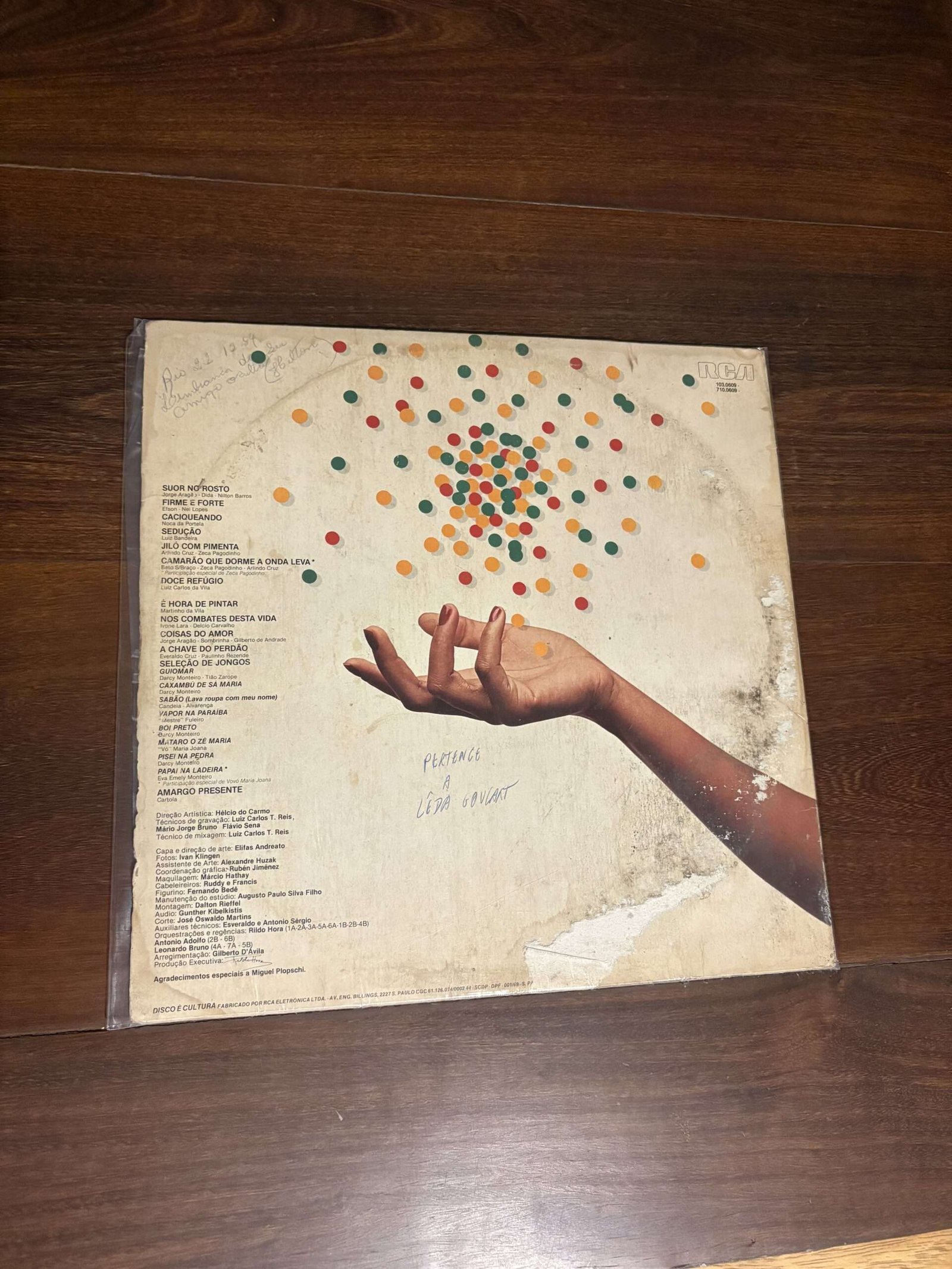 Lp Beth Carvalho - Suor No Rosto (1983) - Imagem 2
