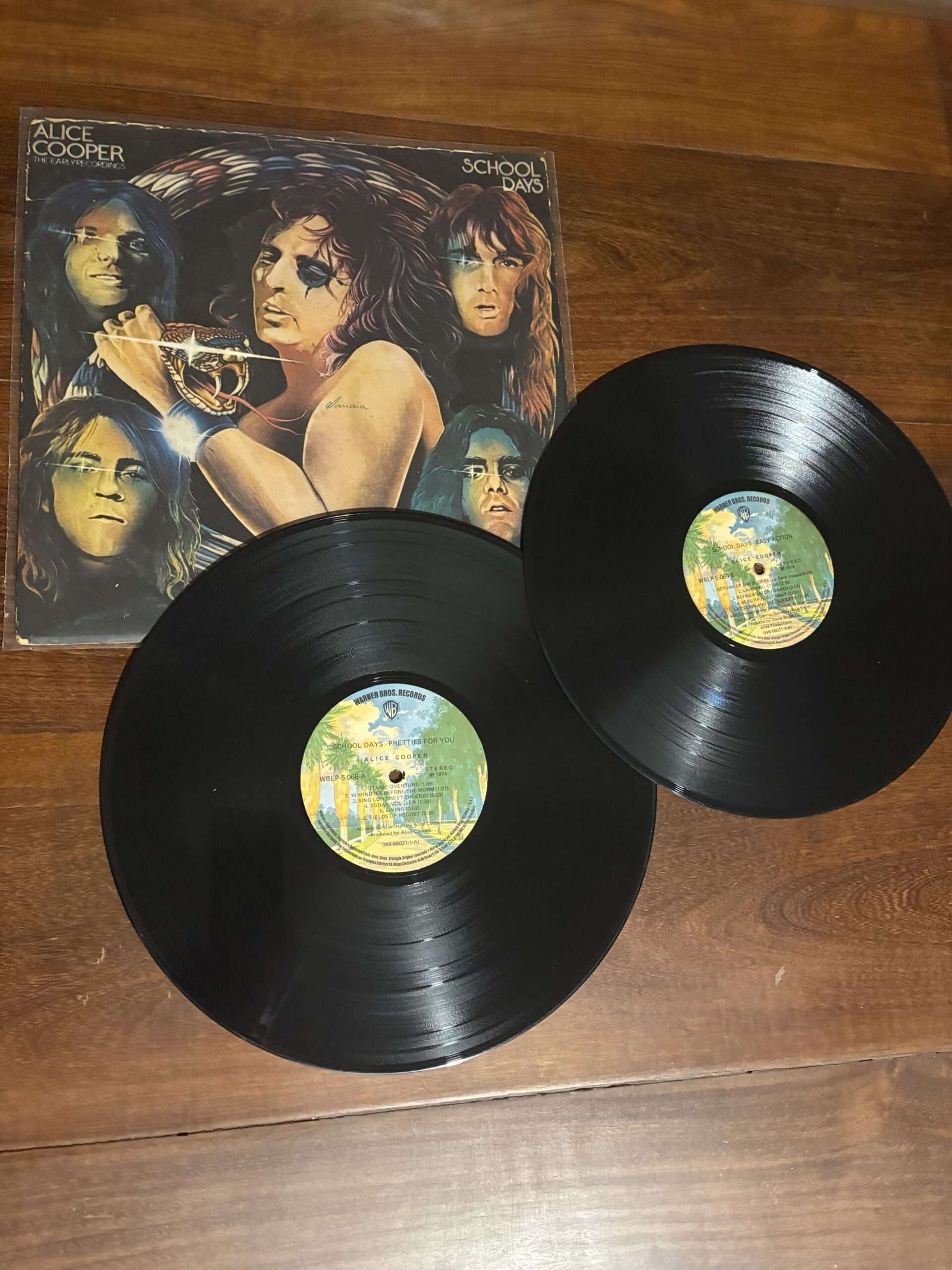 Lp Alice Cooper - School Days: The Early Recordings (1973) Duplo - Imagem 4