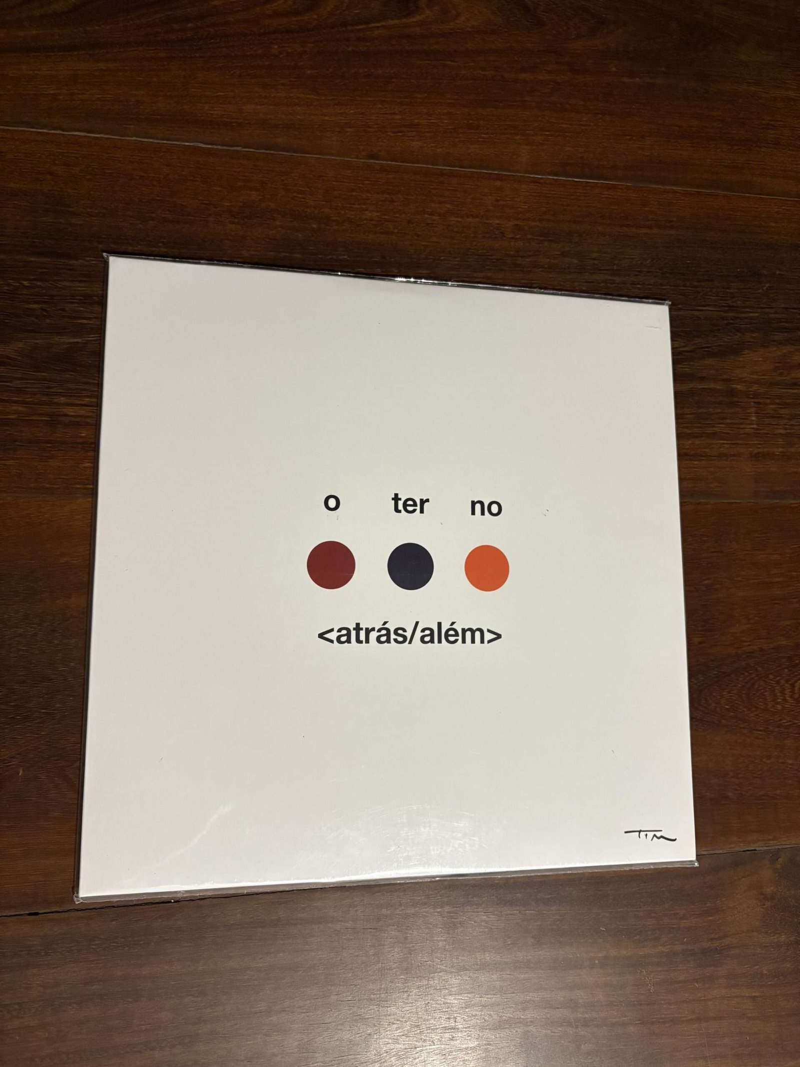 Lp O Terno - Atrás/Além (2019) Duplo Autografado pelo Tim Bernardes