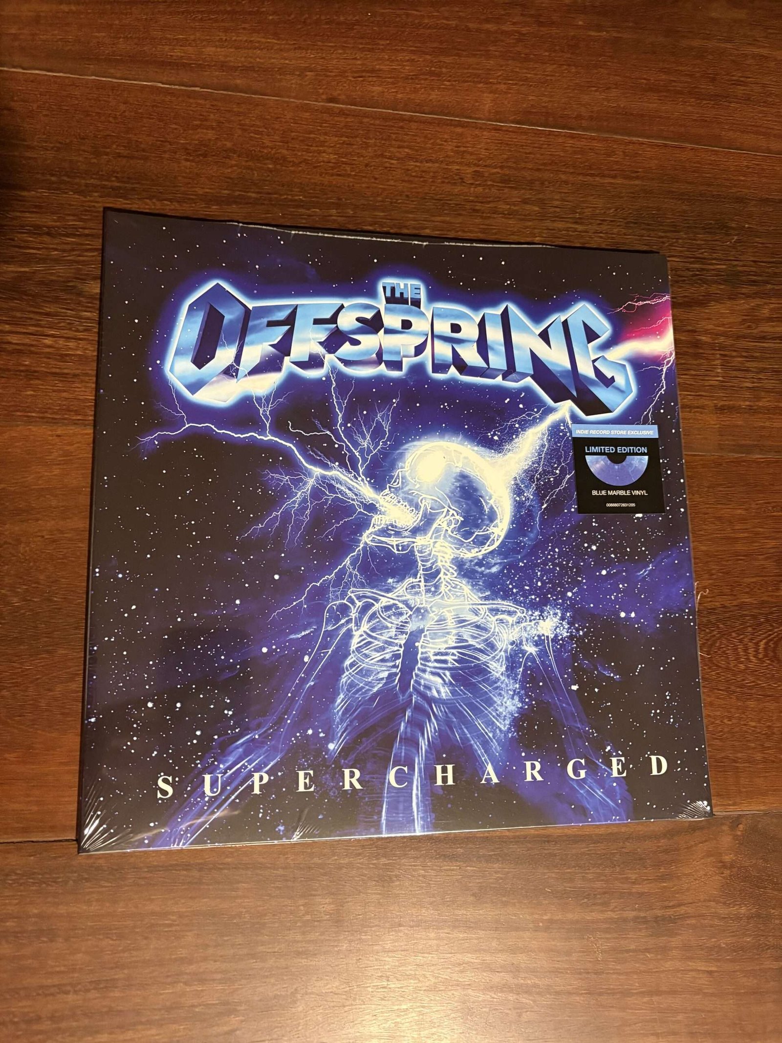 Lp The Offspring - Supercharged (2024) Lacrado Vinil Azul