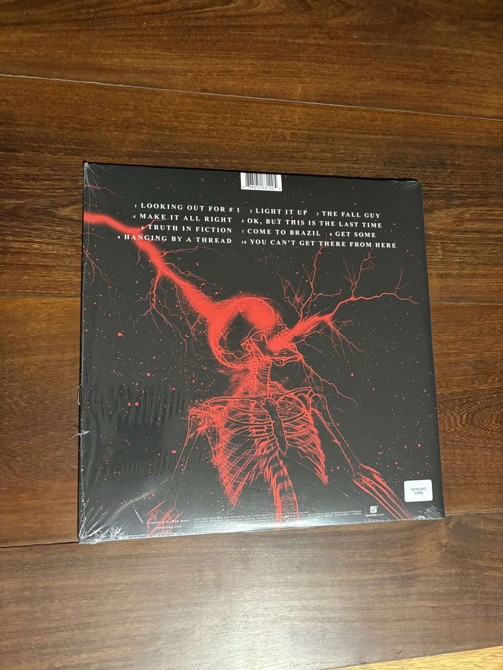 Lp The Offspring - Supercharged (2024) Lacrado Vinil Azul - Imagem 2
