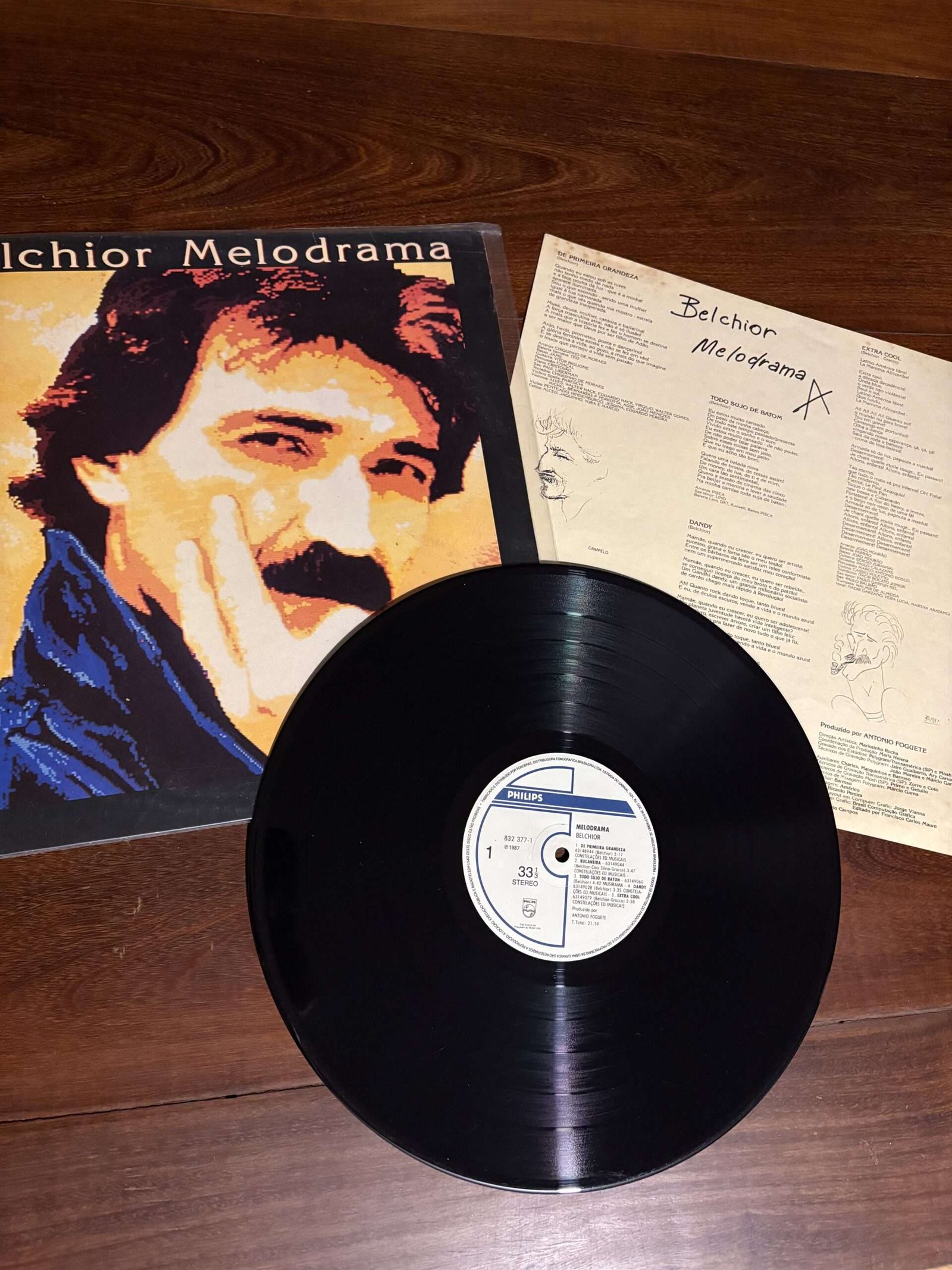 Lp Belchior - Melodrama (1987) - Imagem 3