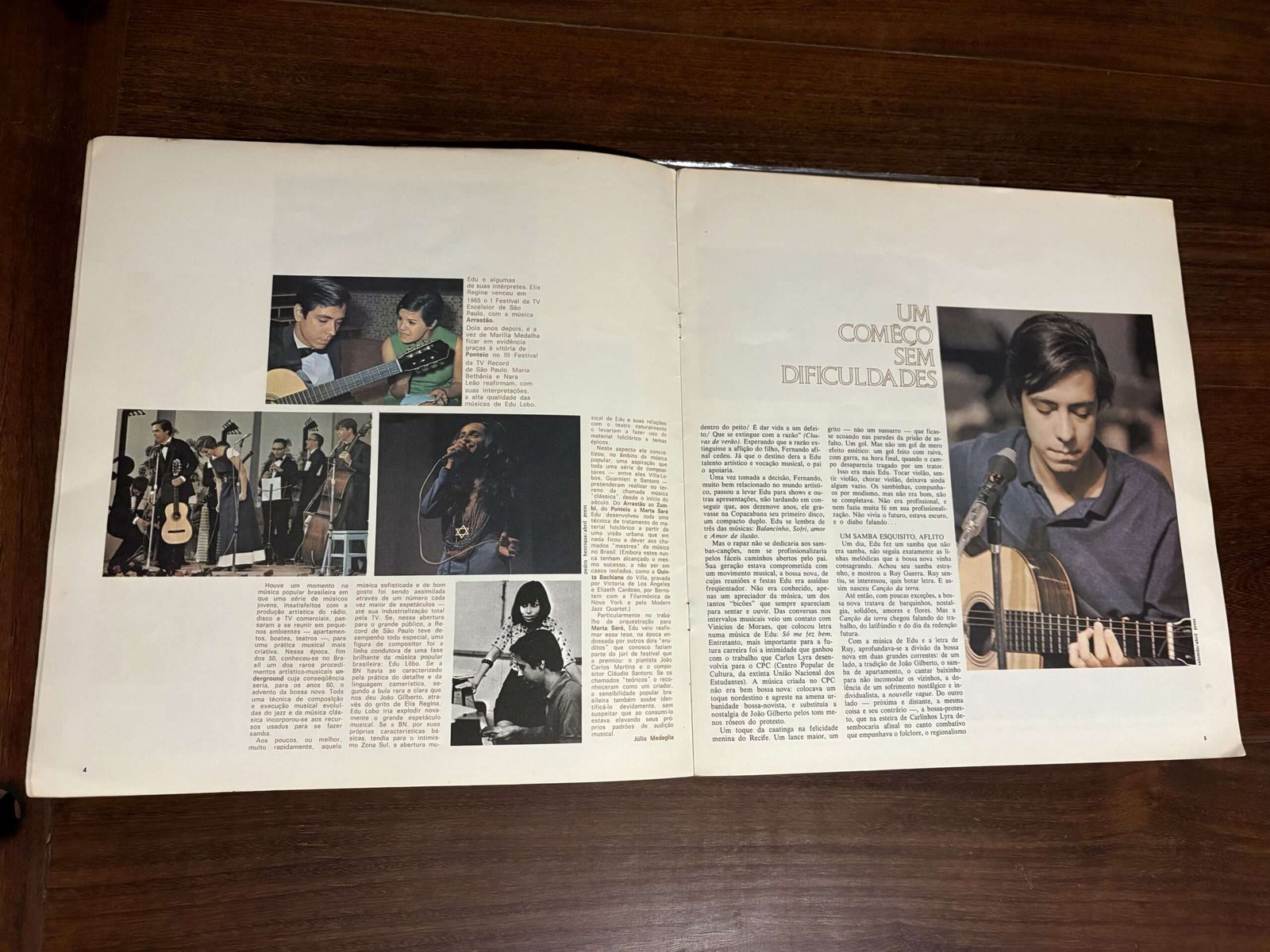 Lp Edu Lobo - Nova História da Música Popular Brasileira (1977) 10 polegadas - Imagem 3