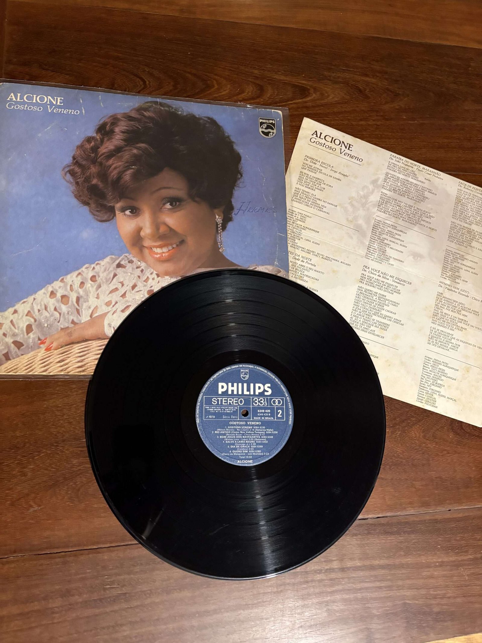Lp Alcione - Gostoso Veneno (1979) - Imagem 3