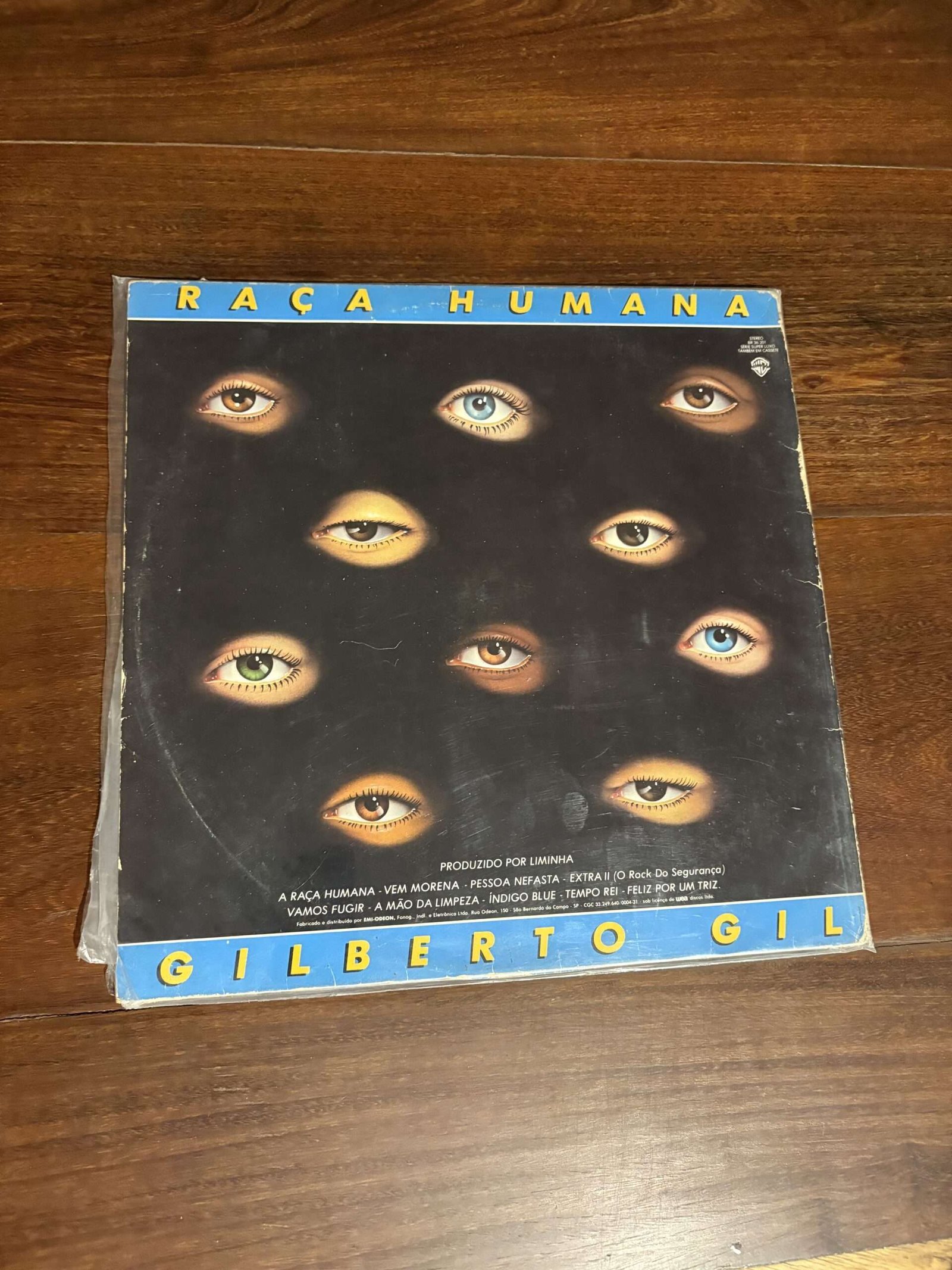 Lp Gilberto Gil - Raça Humana (1984) - Imagem 2
