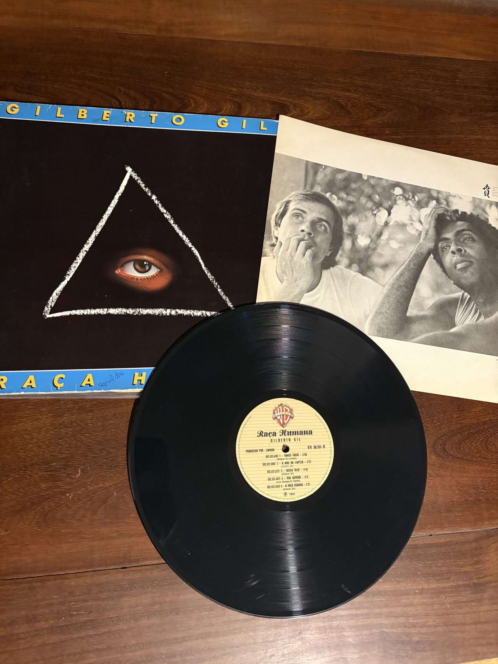 Lp Gilberto Gil - Raça Humana (1984) - Imagem 4