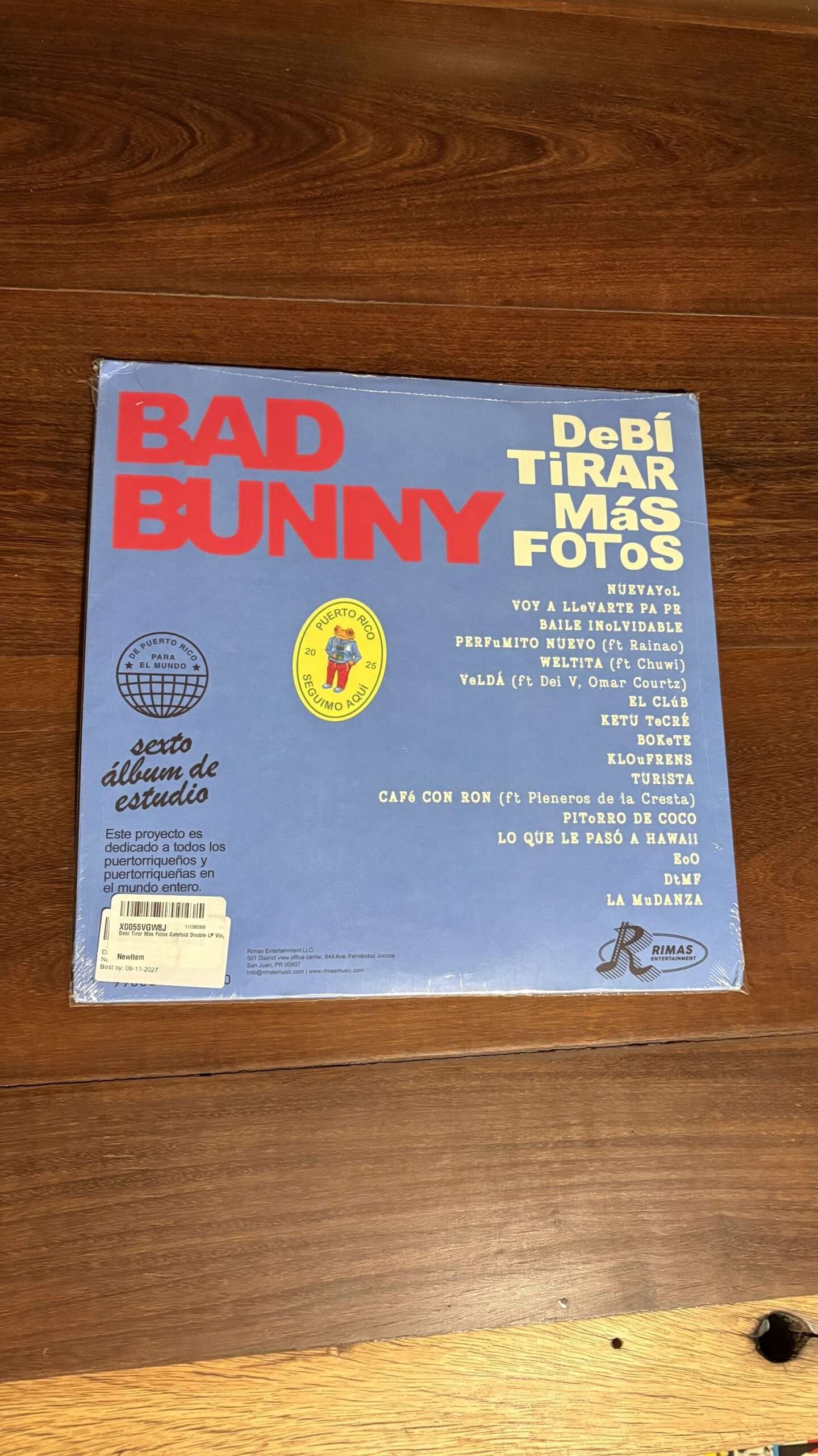 Lp Bad Bunny - Debí Tirar Más Fotos (2025) Lacrado Vinil Branco - Imagem 2