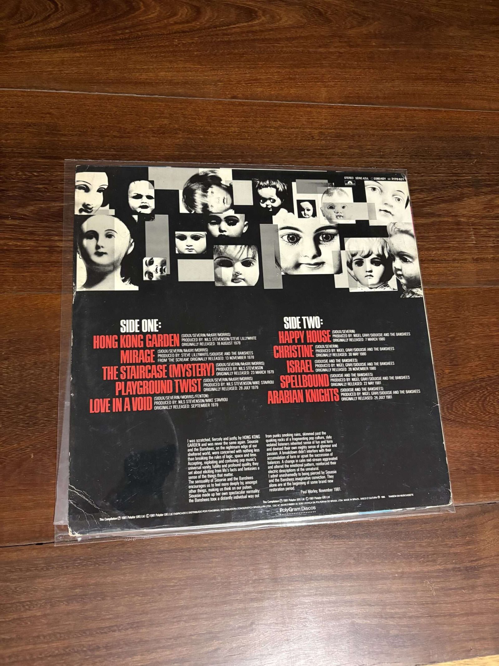 Lp Siouxsie and the Banshees - Once Upon a Time: The Singles (1981) - Imagem 2
