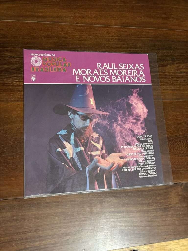 Lp Raul Seixas, Moraes Moreira e Novos Baianos - Nova História da Música Popular Brasileira (1978) 10 polegadas
