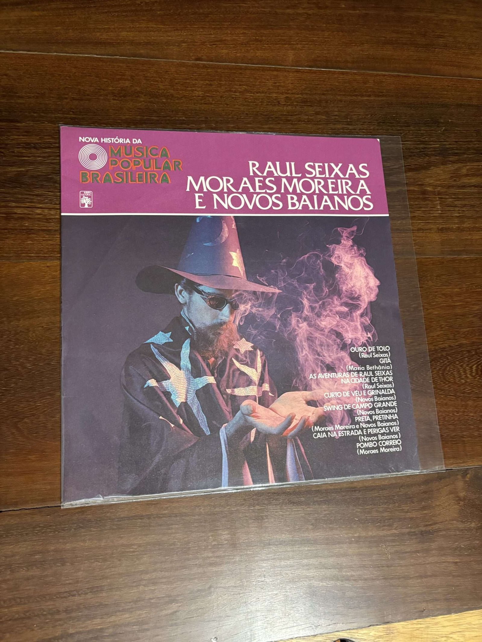 Lp Raul Seixas, Moraes Moreira e Novos Baianos - Nova História da Música Popular Brasileira (1978) 10 polegadas