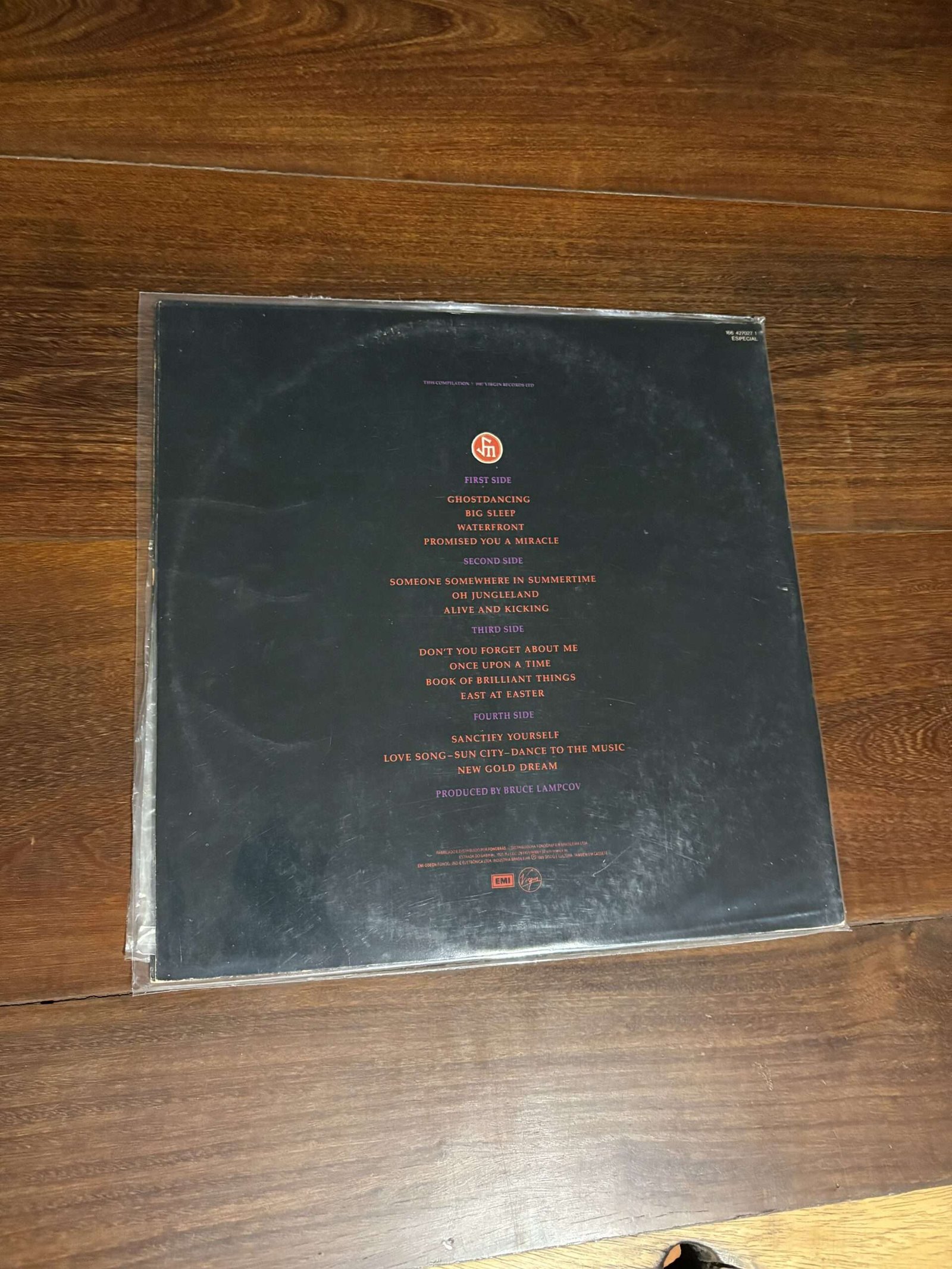 Lp Simple Minds - Live in the City of Light (1987) Duplo - Imagem 2