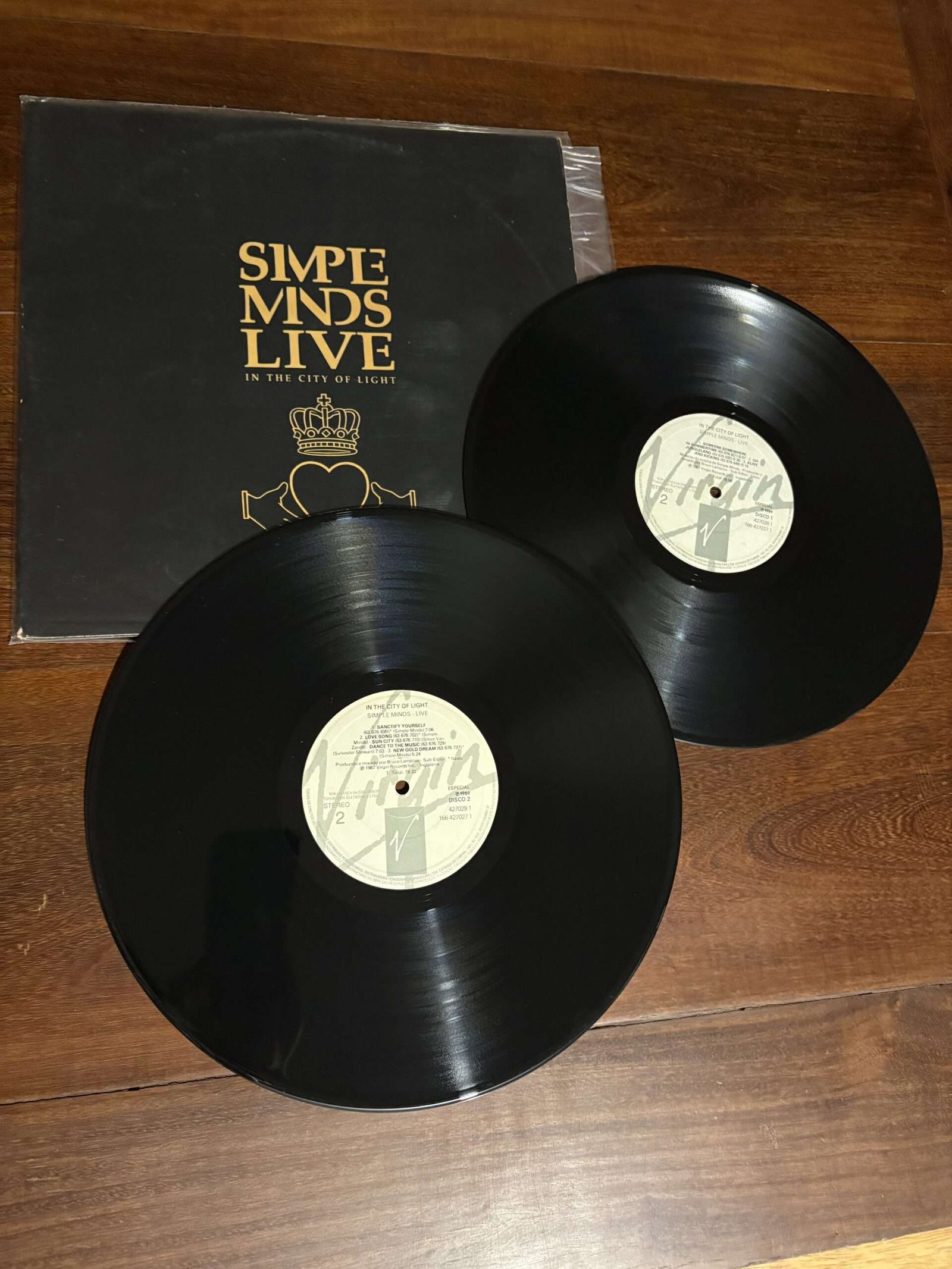 Lp Simple Minds - Live in the City of Light (1987) Duplo - Imagem 4