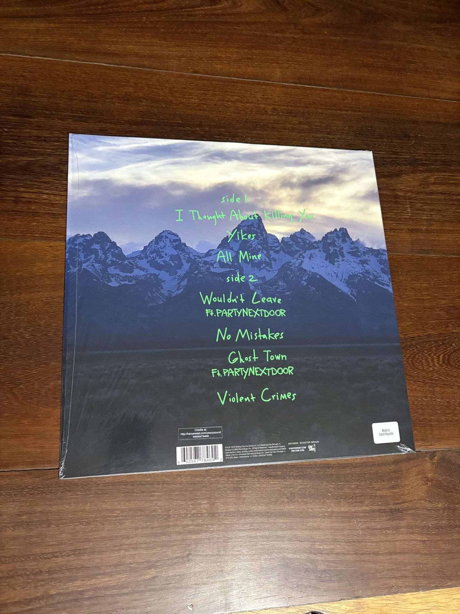 Lp Kanye West - Ye (2018) Lacrado Edição Importada - Imagem 2