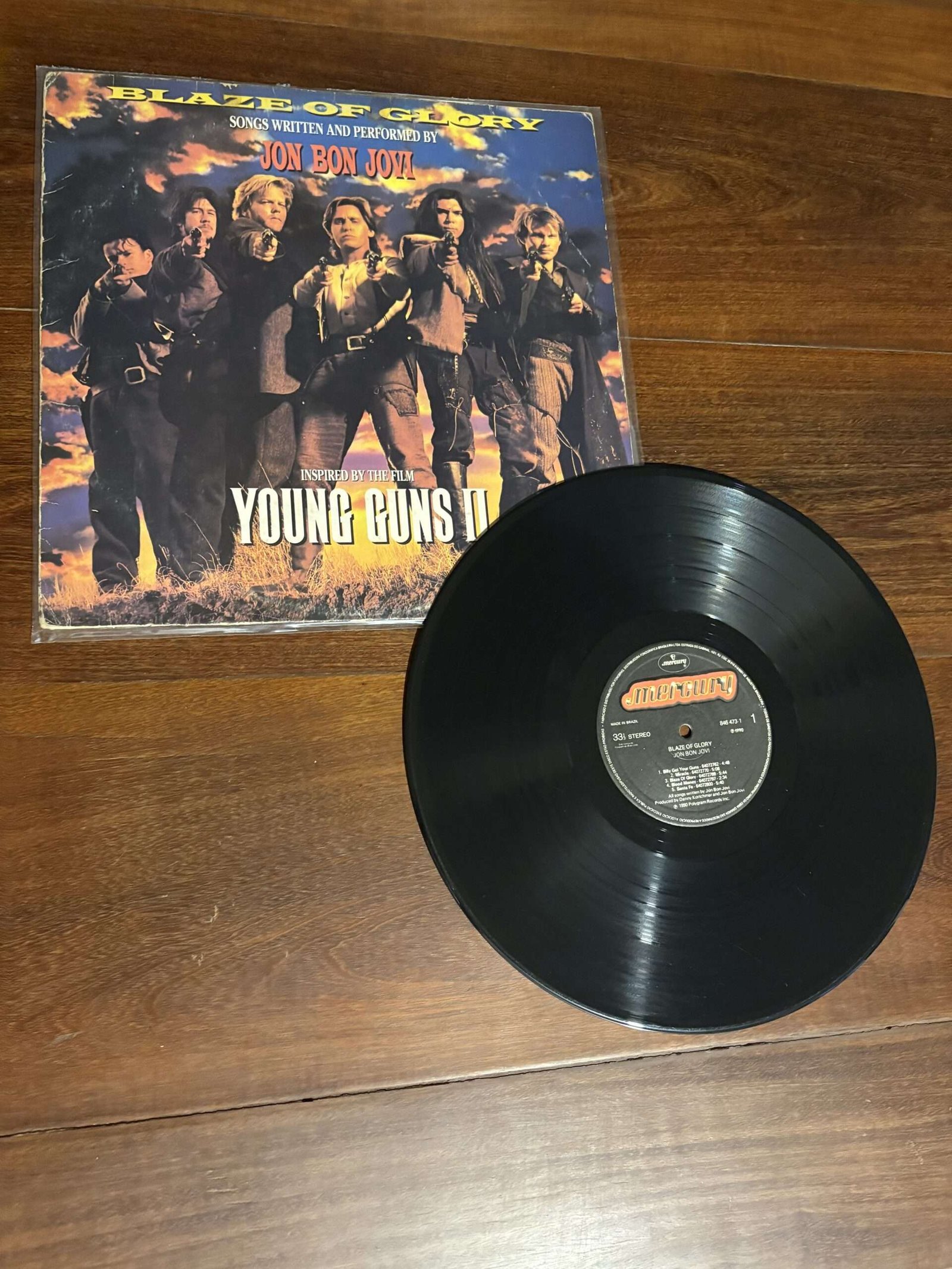 Lp Jon Bon Jovi - Young Guns II (1990) - Imagem 3