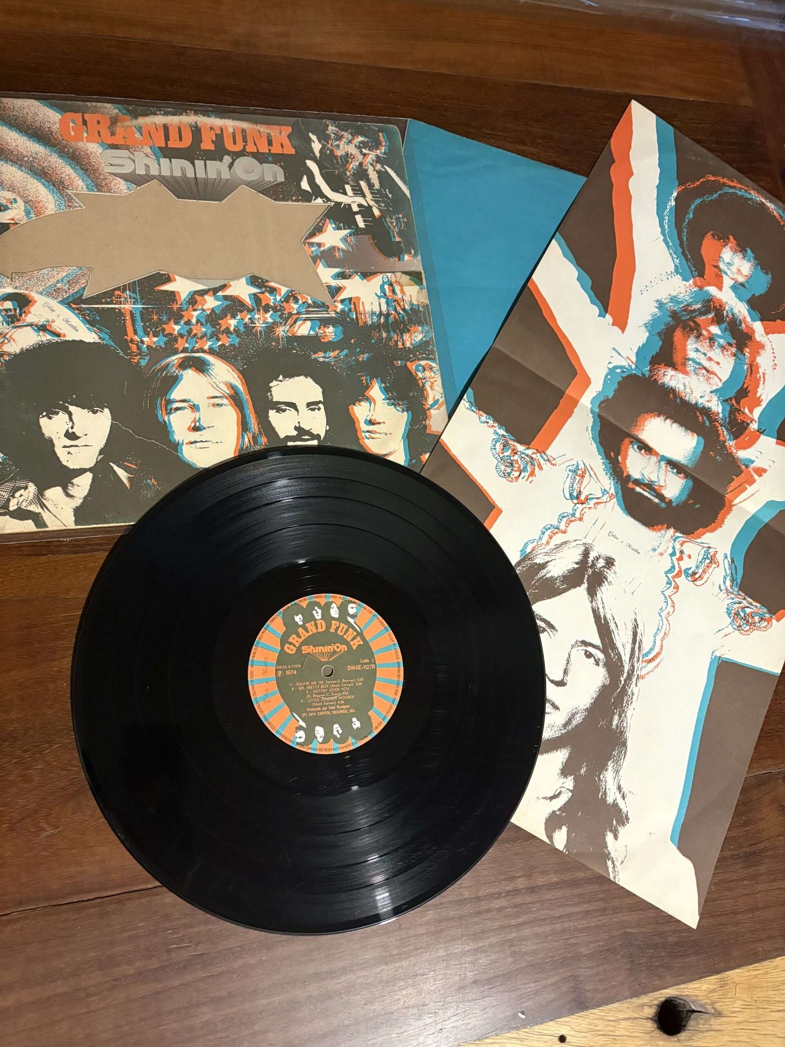 Lp Grand Funk - Shinin' On (1974) - Imagem 3