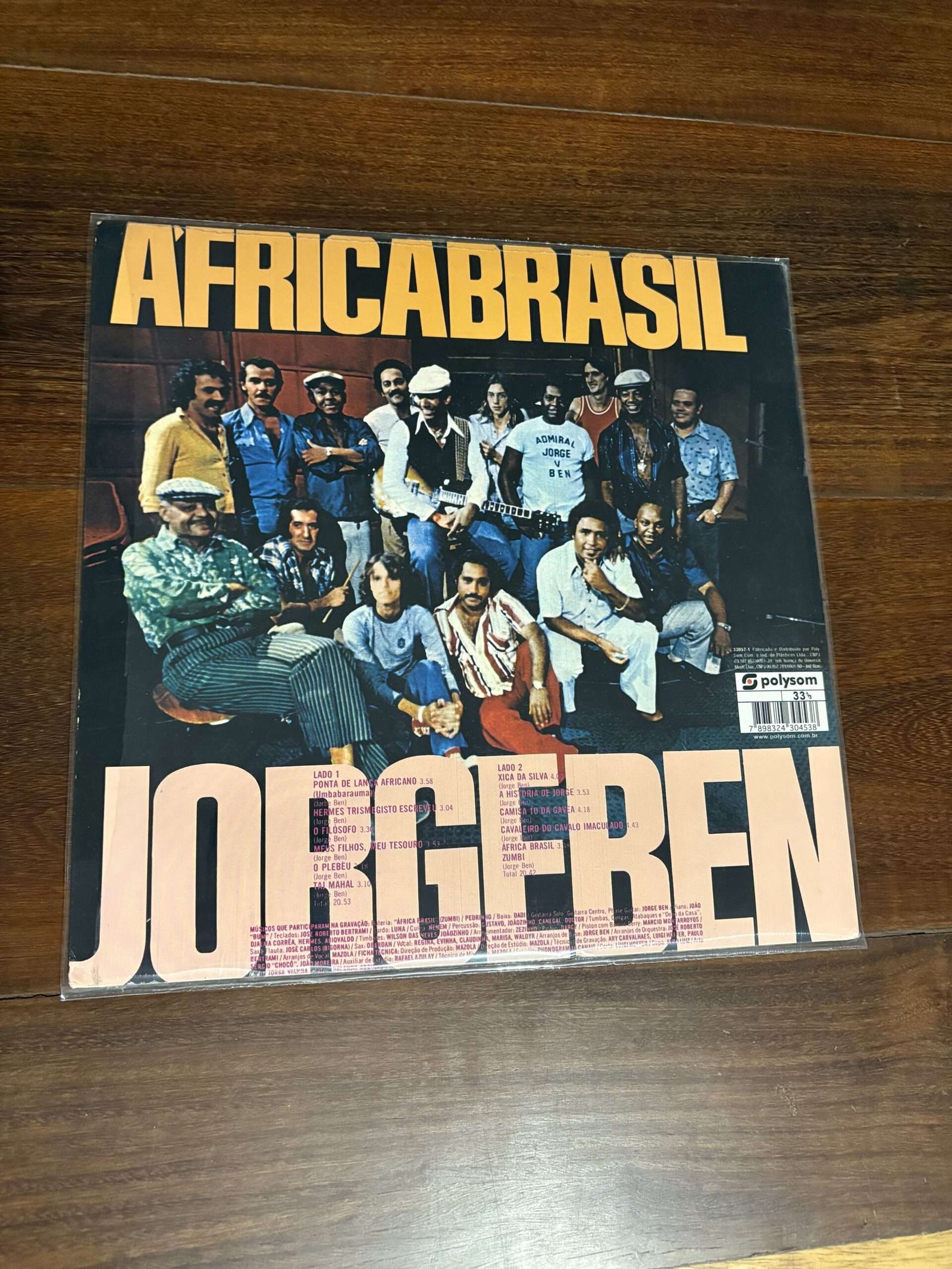 Lp Jorge Ben Jor - África Brasil (1976) Reedição Polysom - Imagem 3