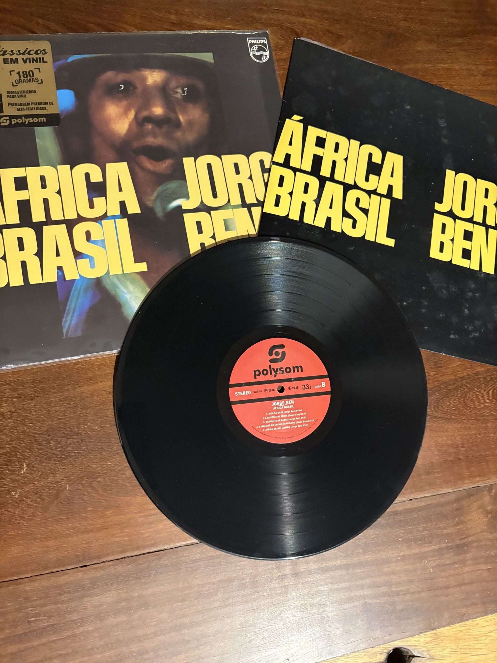 Lp Jorge Ben Jor - África Brasil (1976) Reedição Polysom - Imagem 2